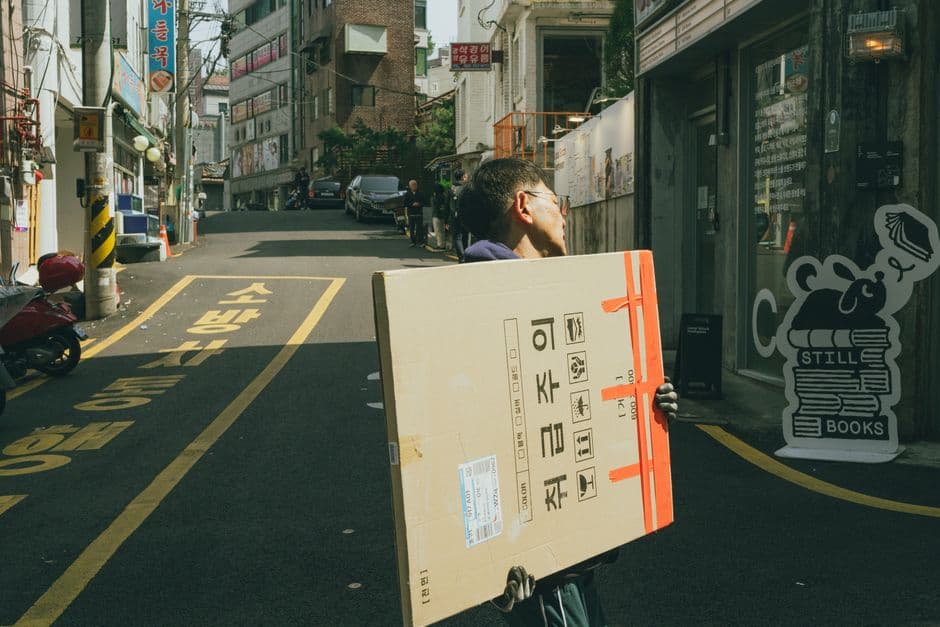 어머니의 손